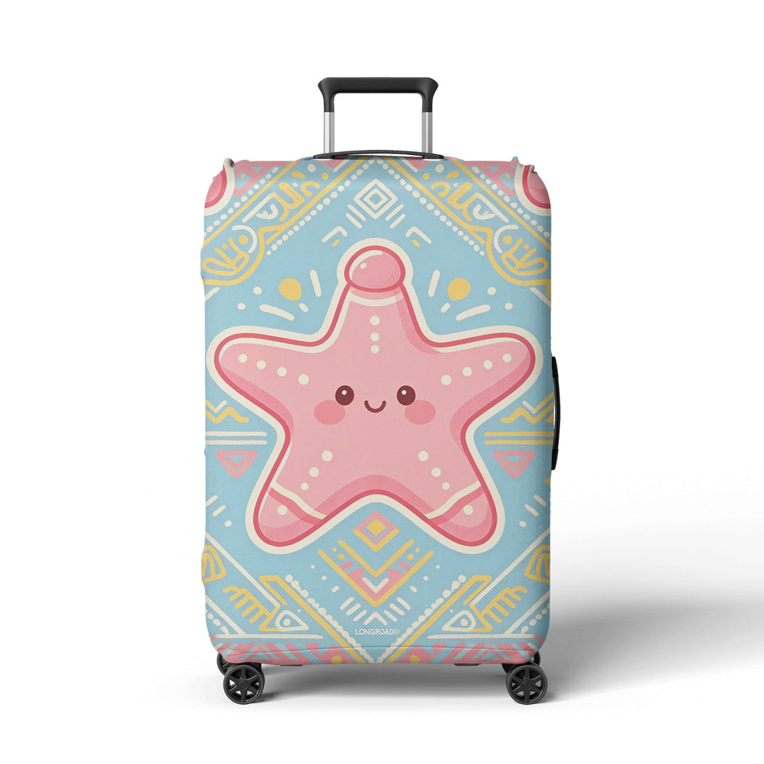 Women's suitcase cover with cheerful Kalsten  motif