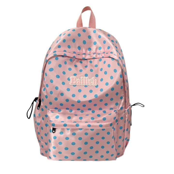 Polka Dot Patterned Casual Backpack Kalsten