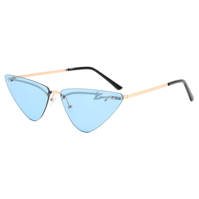 Ladies Trendy Cat-Eye Sunglasses with Feminine Frame Kalsten