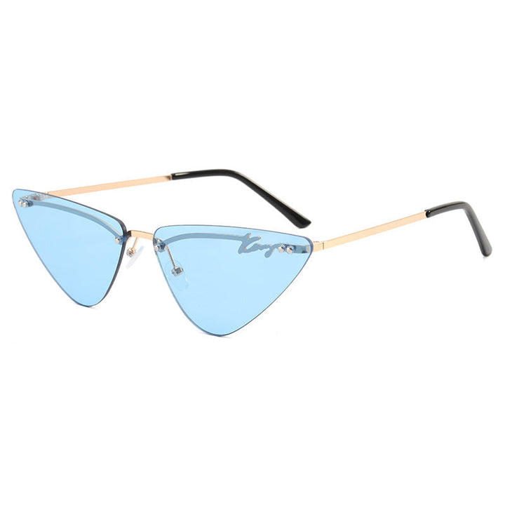 Ladies Trendy Cat-Eye Sunglasses with Feminine Frame Kalsten