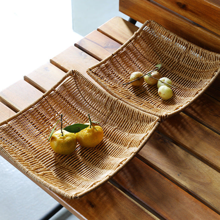 Handwoven Decorative Serving Basket Kalsten
