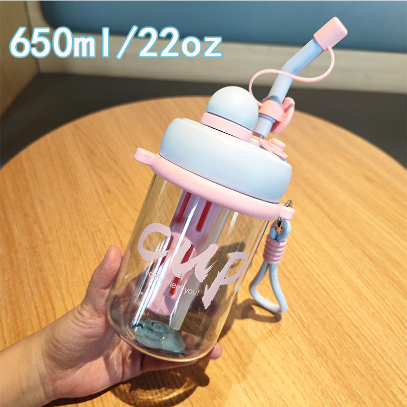 Women's drinking cup with safety lid and straw Kalsten