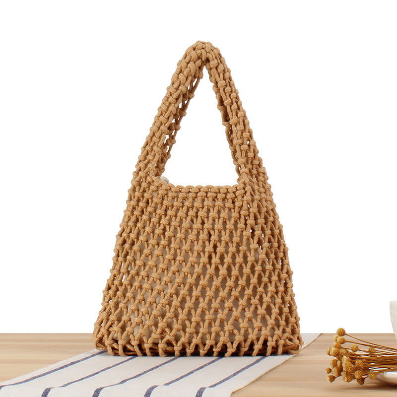 Hand-knotted jute bag Kalsten