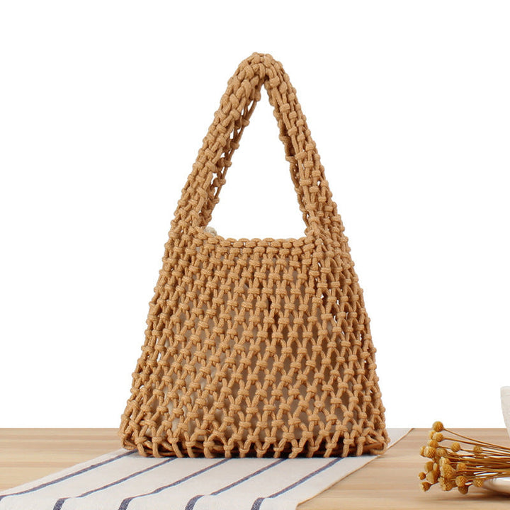 Hand-knotted jute bag Kalsten
