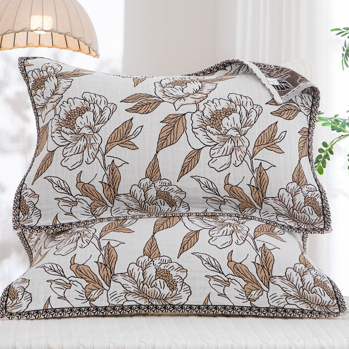 Women Decorative Pillow with Floral Pattern and High-Quality Cotton Kalsten