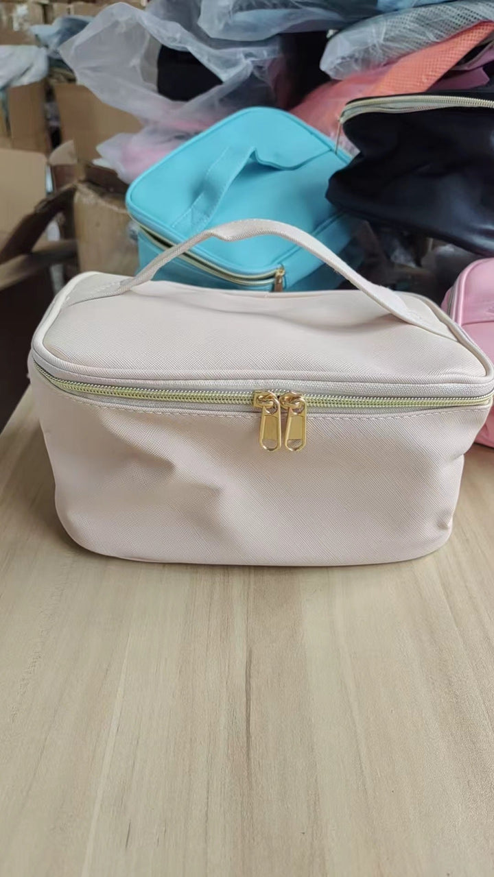 Cosmetic organizer bag with multiple compartments Kalsten