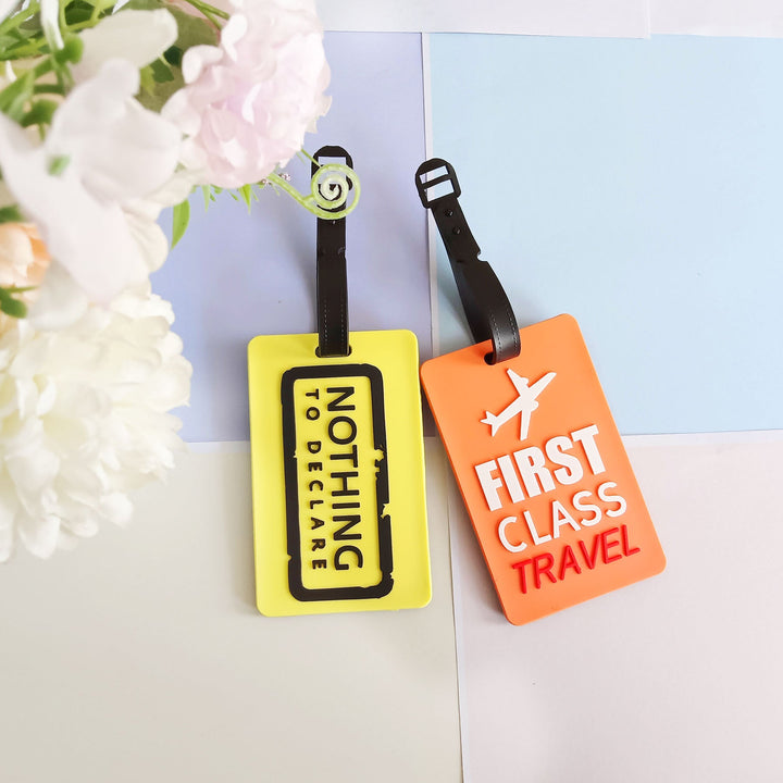 Unisex Luggage Tag with Airplane Design Kalsten