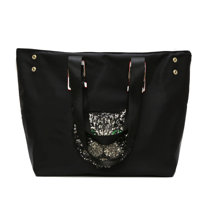Stylish shoulder bag with unique cat motif Kalsten