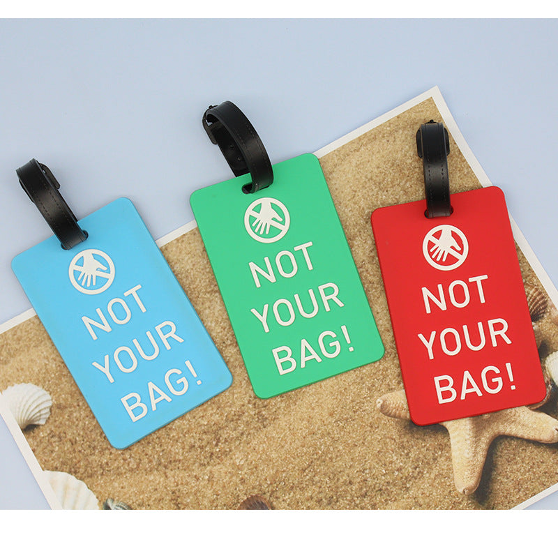 Unisex Luggage Tag with Humorous Statement Kalsten