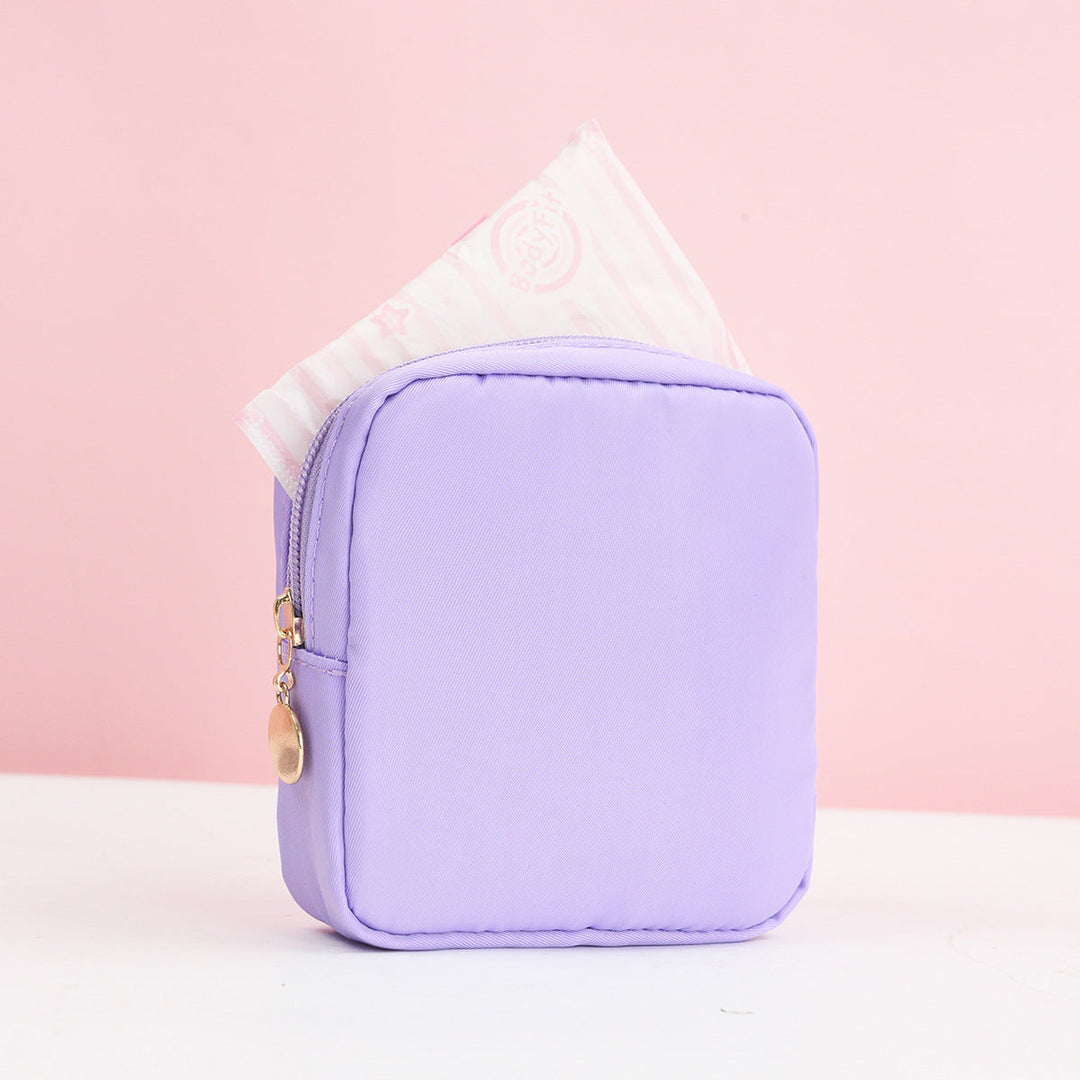 Cosmetic storage bag with fine stripe pattern Kalsten