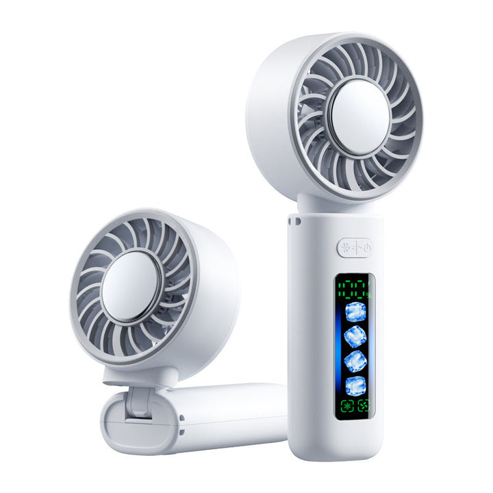 Women's portable USB Mini Fan with LED display Kalsten
