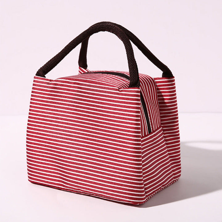 Insulated Lunch Bag with Stylish Stripes Kalsten