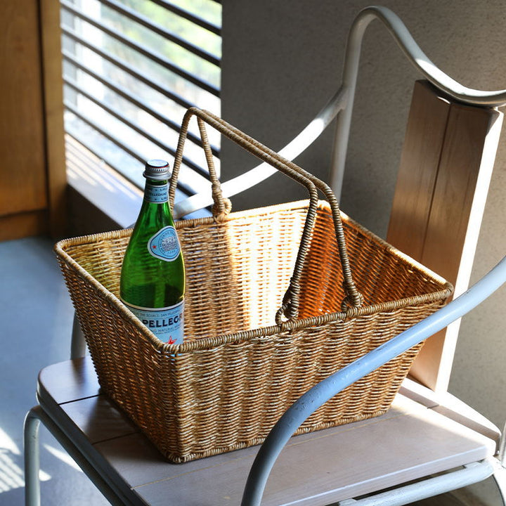 Unisex Rectangular Shopping and Storage Basket Kalsten