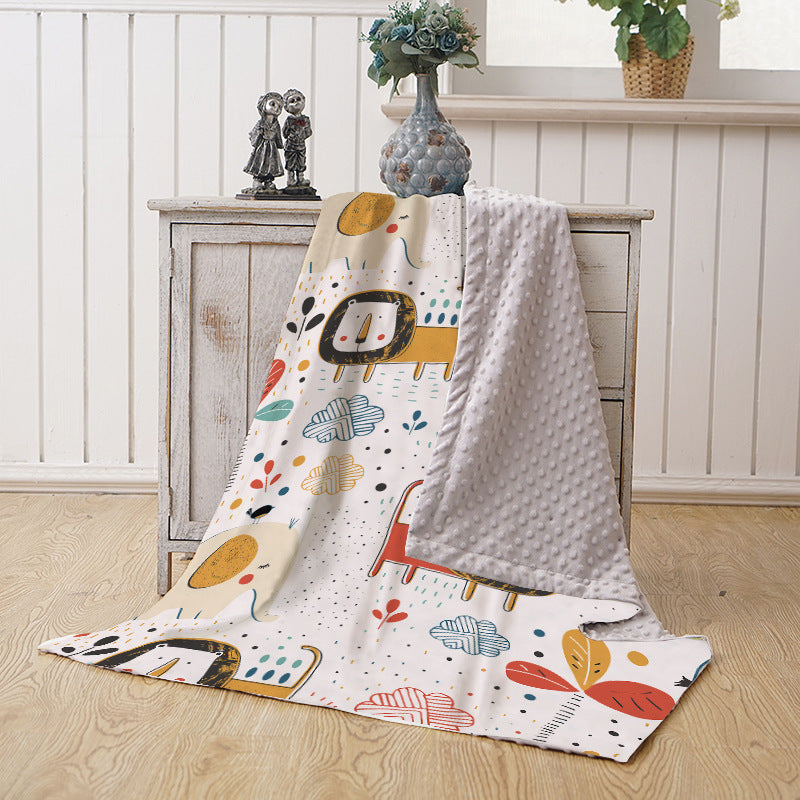 Women’s cuddly blanket in dinosaur design Kalsten