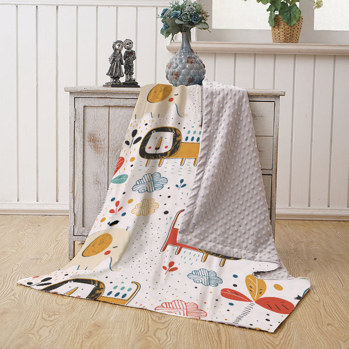 Women’s cuddly blanket in dinosaur design Kalsten