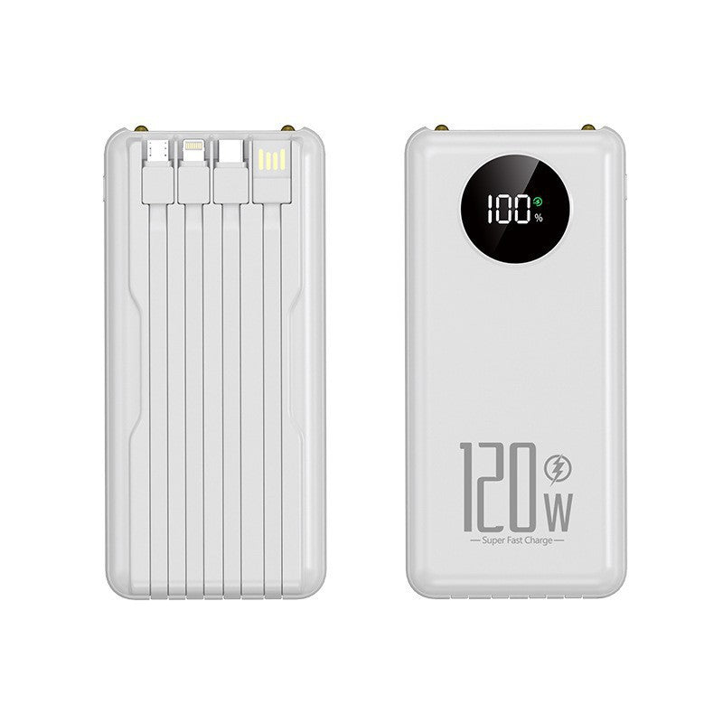 Portable high-performance power bank with intelligent cable management Kalsten