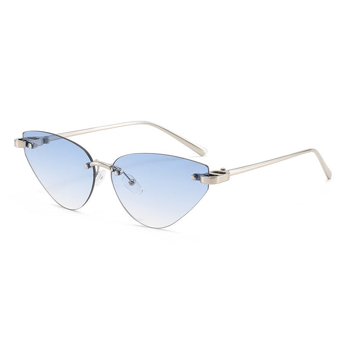 Women elegant Cat-Eye sunglasses with ultra-light metal frame Kalsten