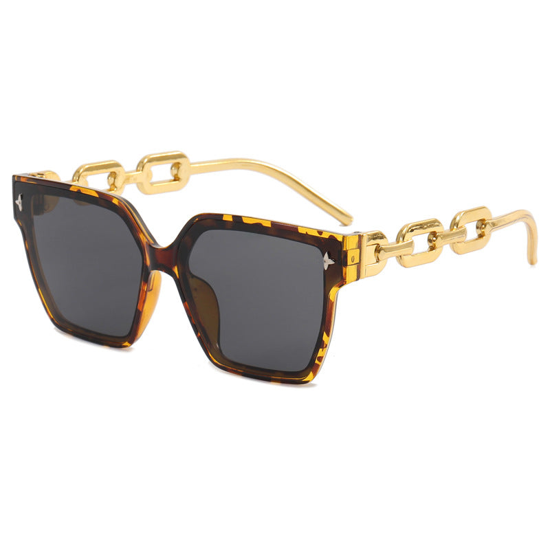 Ladies fashionable square sunglasses with luxurious accents Kalsten