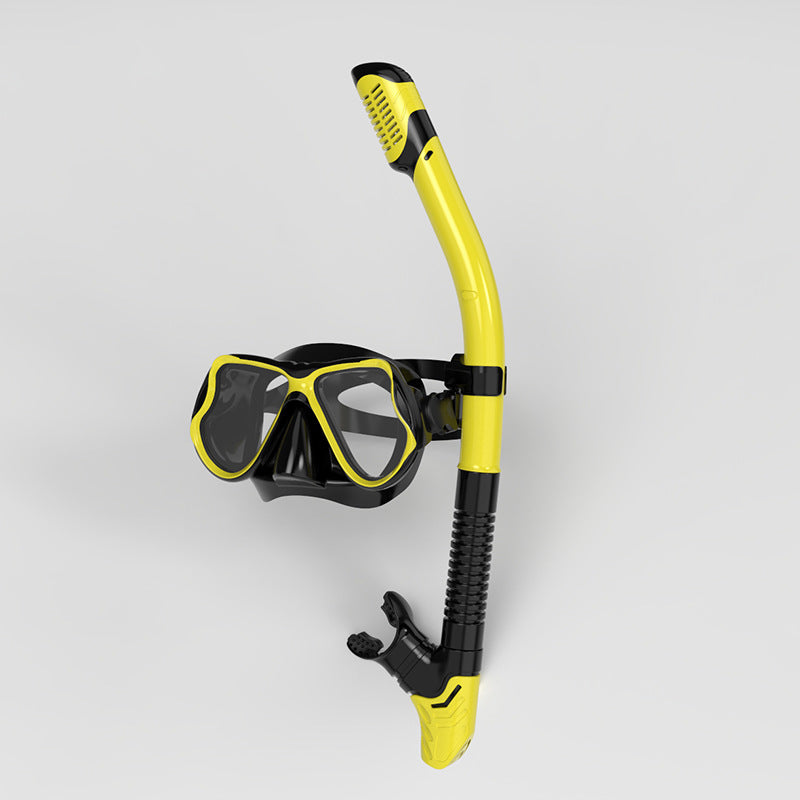 Snorkel mask with ergonomic fit and innovative breathing technology Kalsten