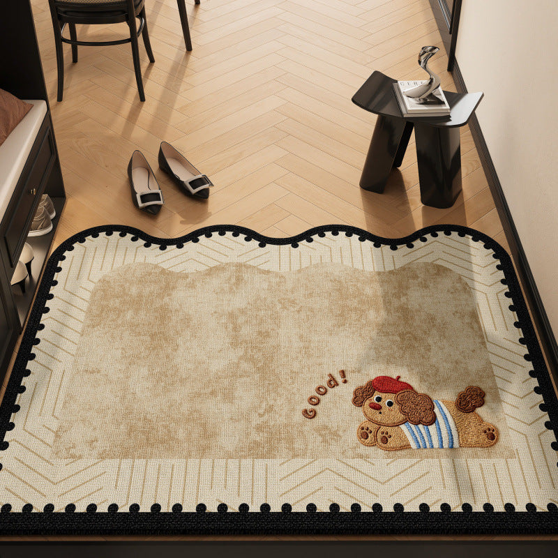 Decorative Dog-Themed Area Rug Acalora