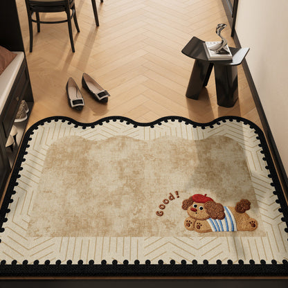 Decorative Dog-Themed Area Rug Acalora