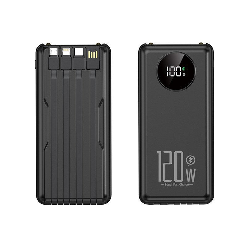 Portable high-performance power bank with intelligent cable management Kalsten