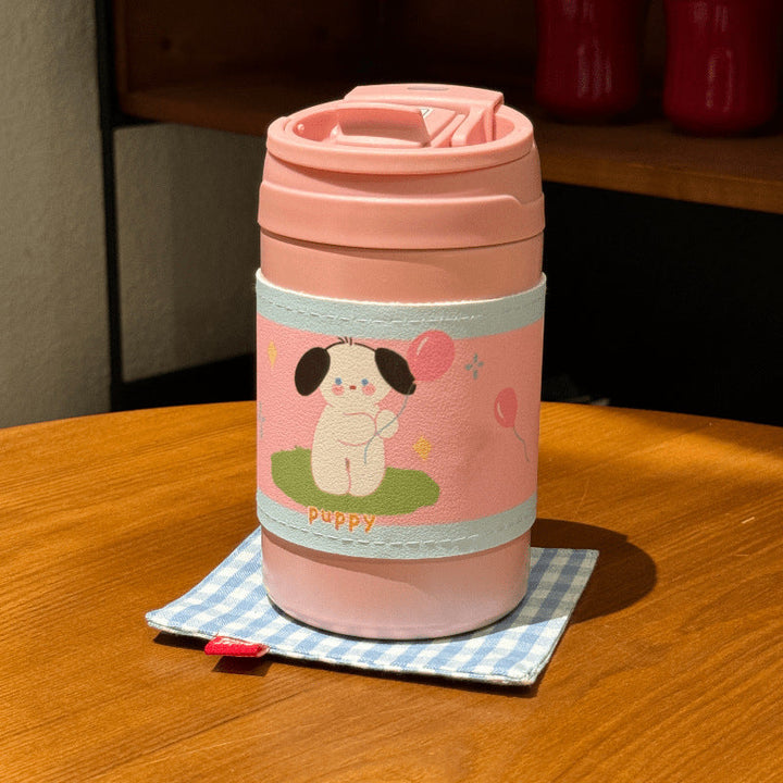 Women's Insulated Coffee Mug with Cute Bunny Design Kalsten