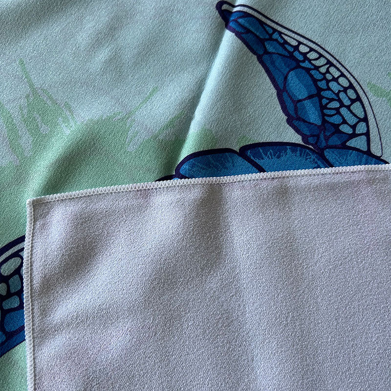 Beach towel with maritime star pattern Kalsten