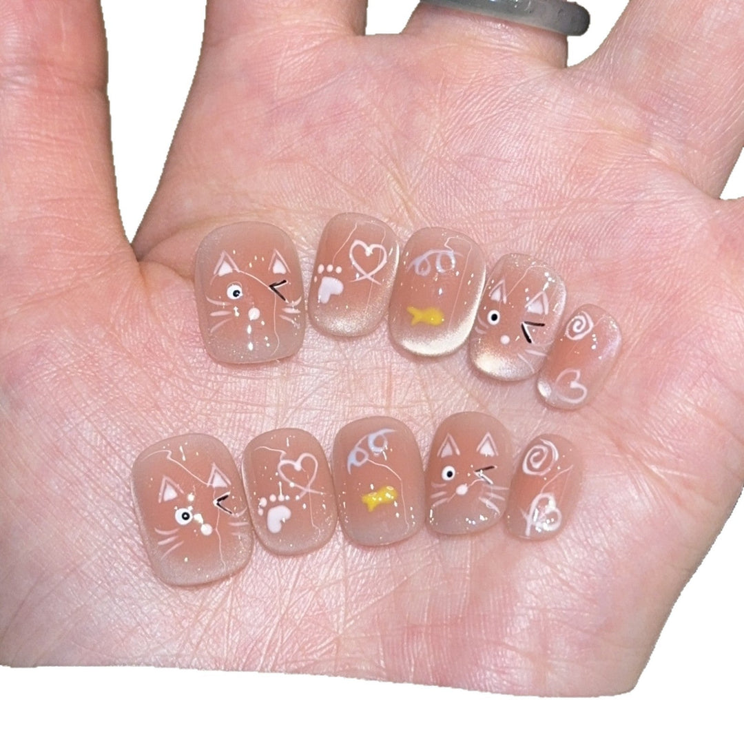 Playful Artificial Nail Design Kalsten