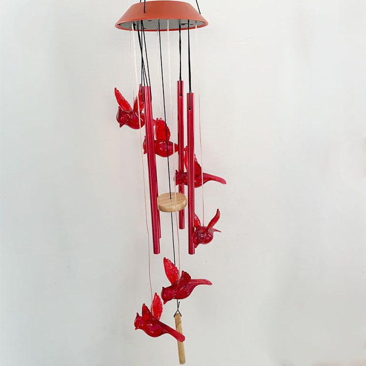 LED Solar Butterfly Wind Chime Garden Hanging Light Kalsten
