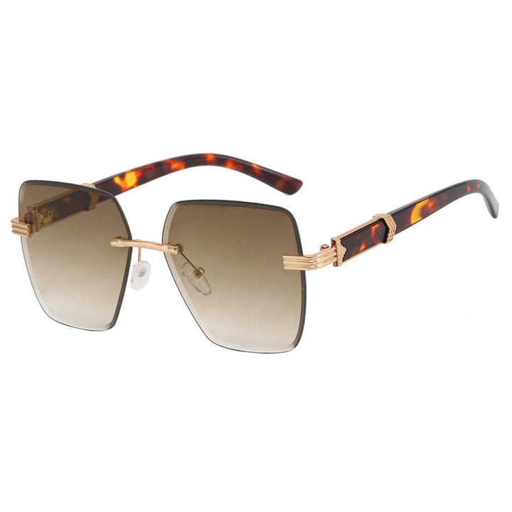 Women's trendy square sunglasses with glamorous accents and UV protection Kalsten