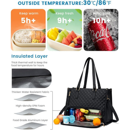 Insulated Multi-Compartment Tote Bag Acalora