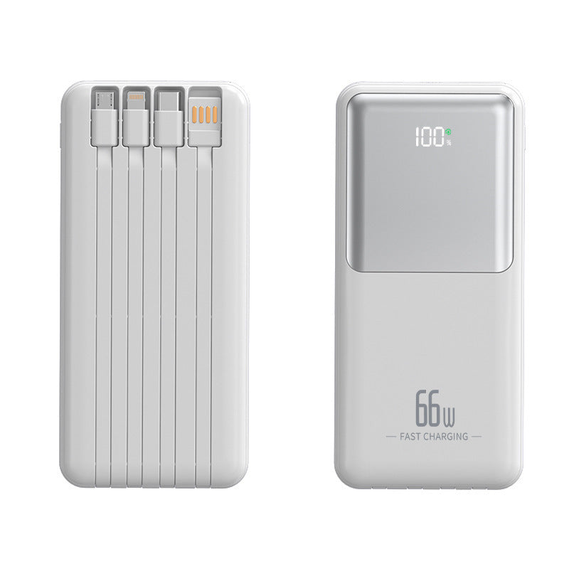 Portable power bank with integrated multifunction charging cable Kalsten