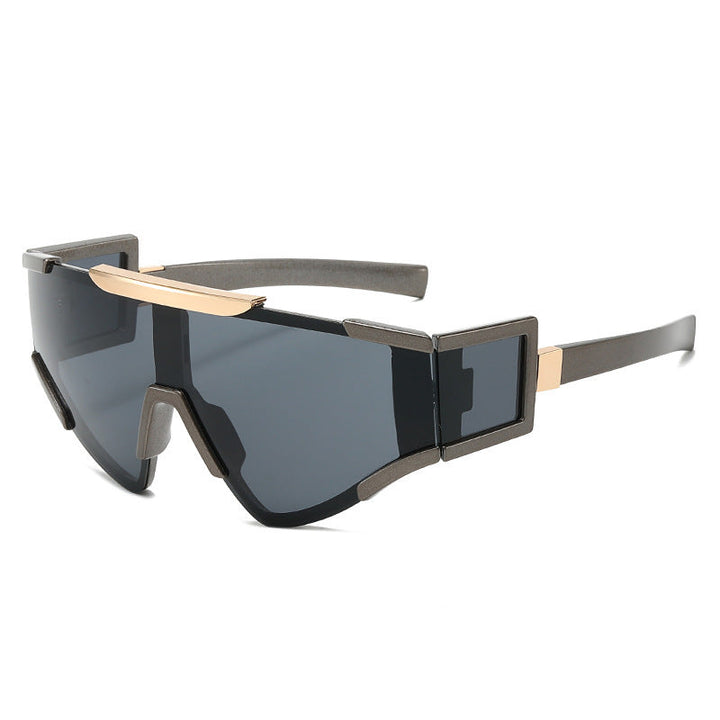 Men's Futuristic Shield Sunglasses Kalsten