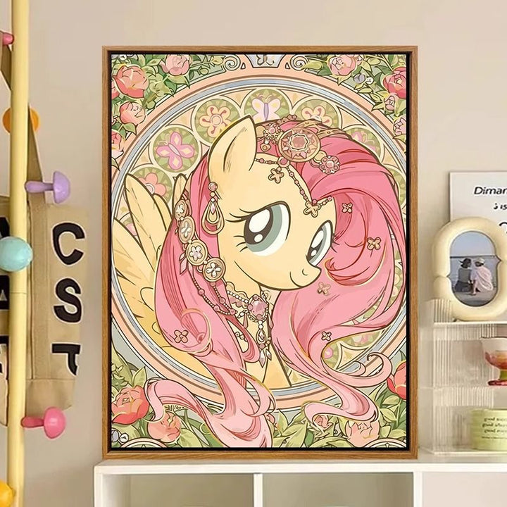 Cartoon-Inspired Fantasy Character Canvas Art Print Kalsten