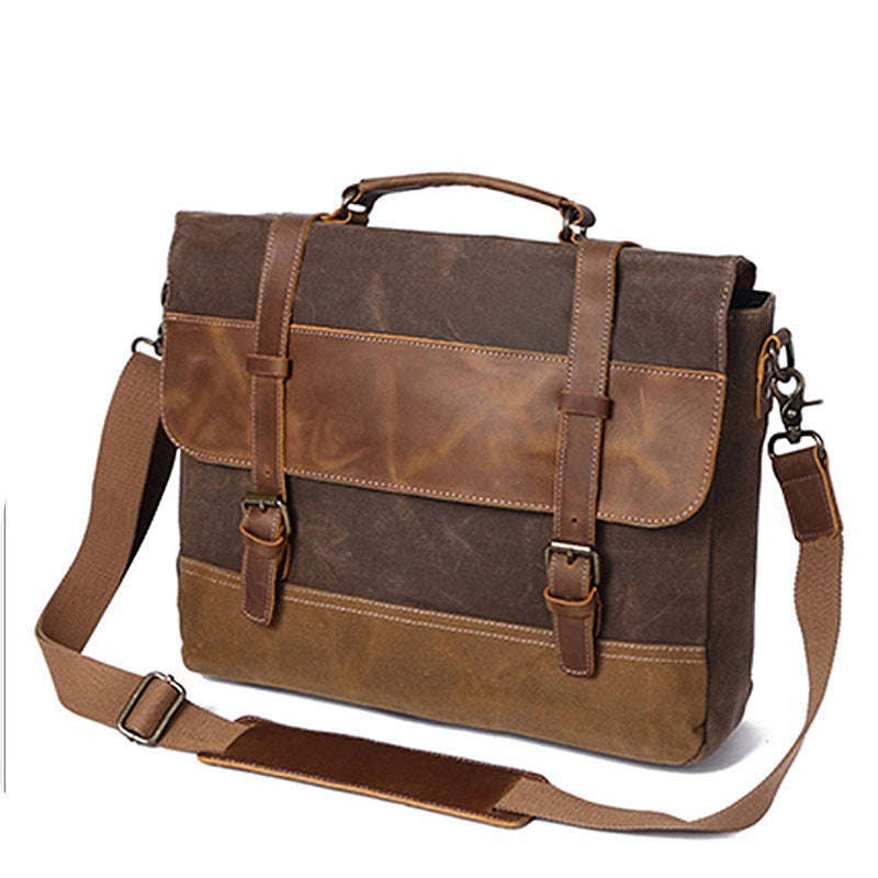 Robust briefcase with vintage design Kalsten