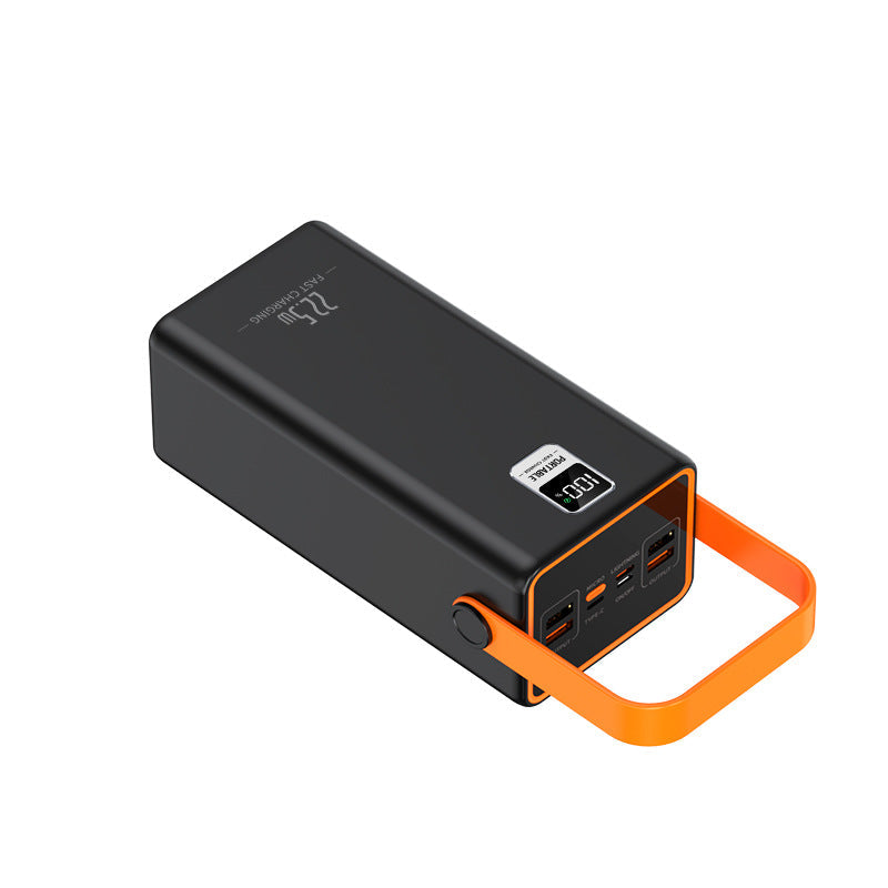 Portable power bank with innovative handling and digital charge level display Kalsten