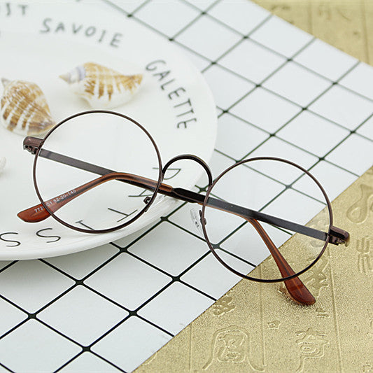 Women Round Glasses with Filigree Metal Frame Kalsten