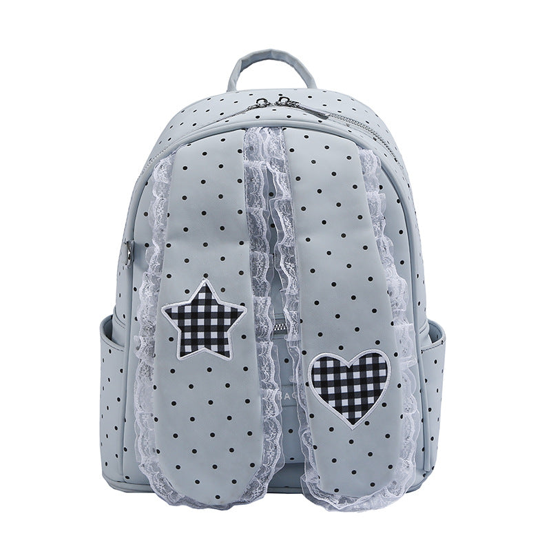 Fashionable Polka Dot Backpack kalsten