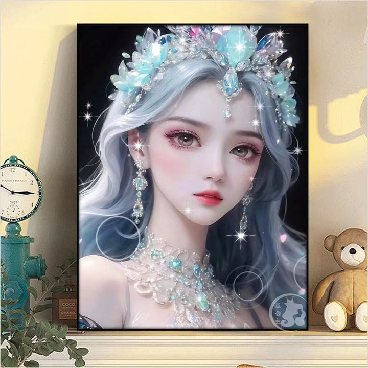 Fantasy Character Portrait Canvas Art Print Kalsten