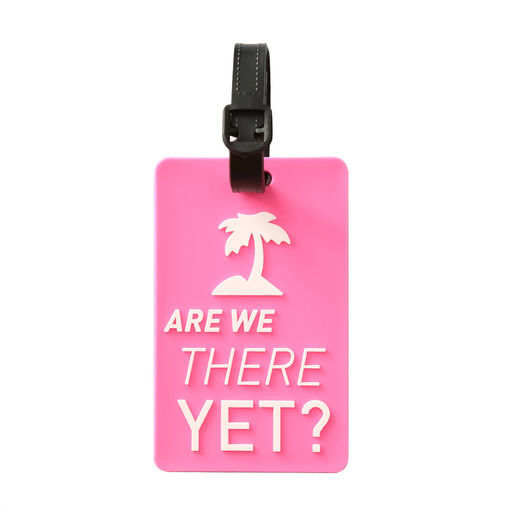 Unisex Luggage Tag with Motivating Holiday Message Kalsten