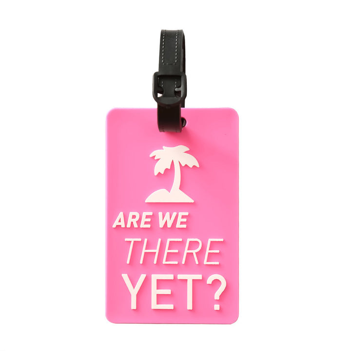 Unisex Luggage Tag with Motivating Holiday Message Kalsten