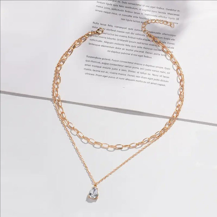 Layered Link Chain Necklace Kalsten