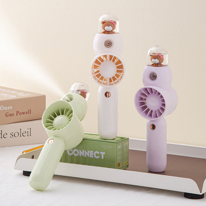 Adorable Cartoon-Themed Handheld Fan Kalsten