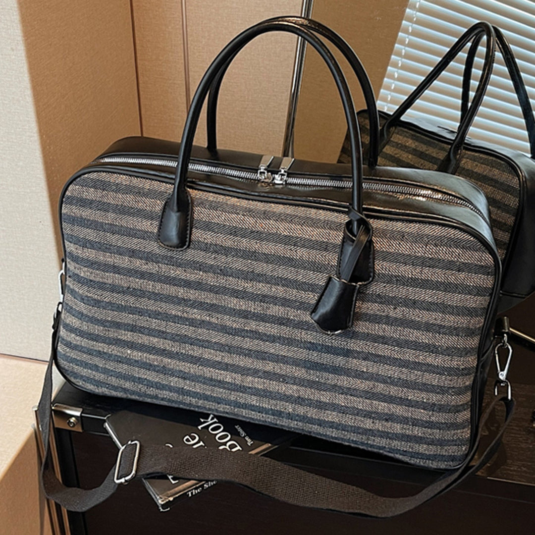 Elegant and Spacious Travel Bag Made of Faux Leather Kalsten