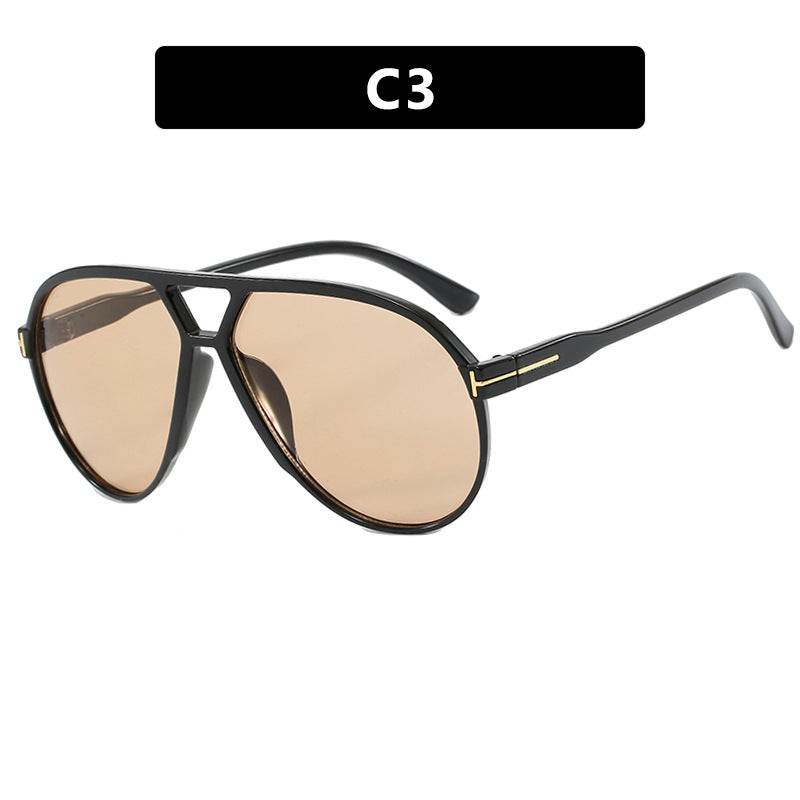 Women's fashionable sunglasses in stylish pilot look Kalsten