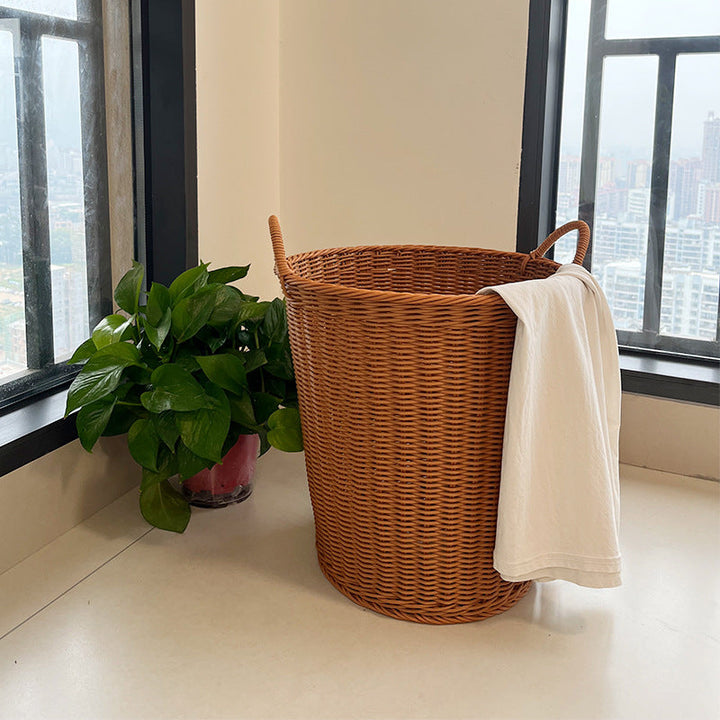 Women's Practical Storage Basket made of Woven Material Kalsten