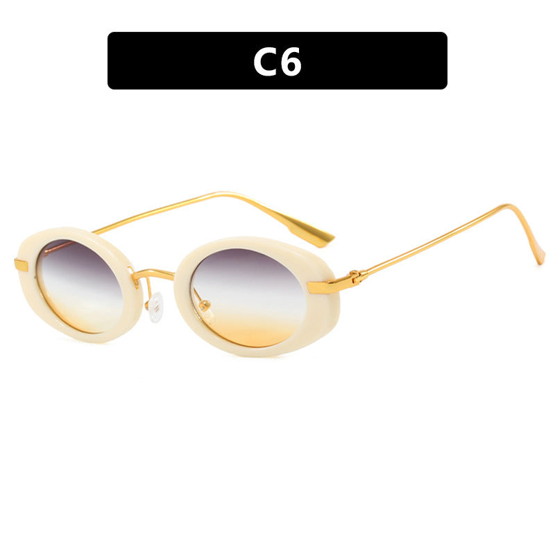 Ladies fashionable sunglasses in elegant oval design Kalsten