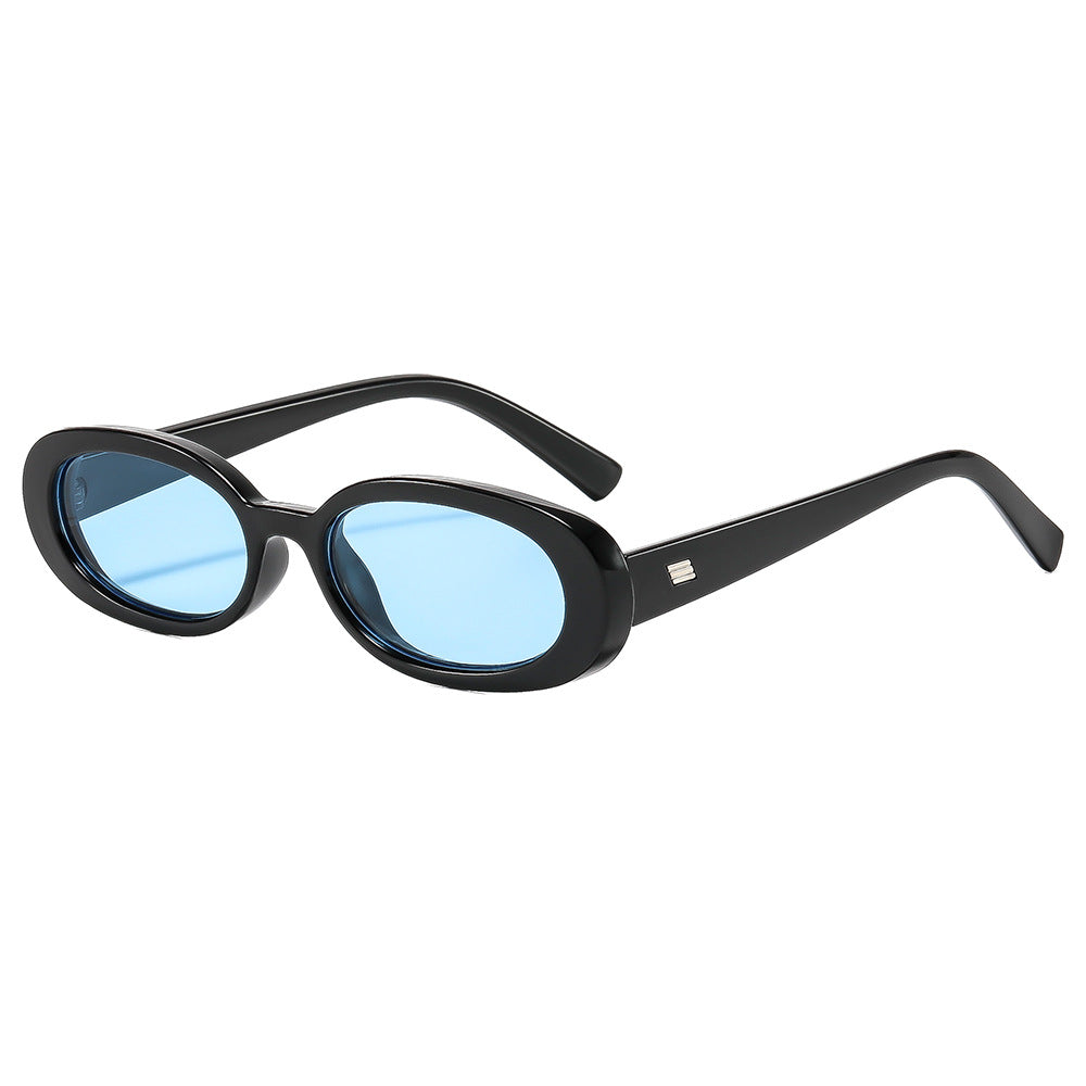 Women's fashionable sunglasses with oval frame and trendy lenses Kalsten
