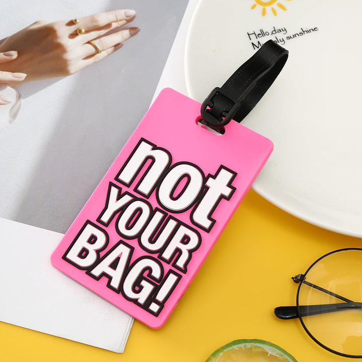Unisex Luggage Tag with Eye-catching Message Kalsten
